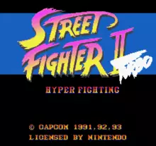 Image n° 4 - screenshots  : Street Fighter II Turbo - Hyper Fighting